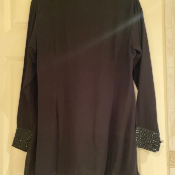 Black embroidered Tunic - Picture 2 of 5